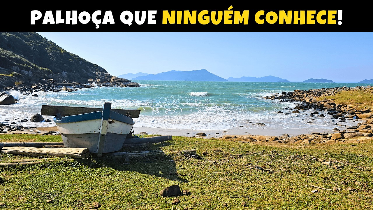 Palhoça SC é a CIDADE onde NEVOU na PRAIA