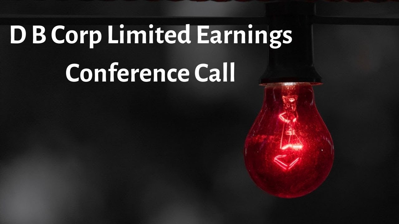 D B Corp Limited Earnings Concall for Q1FY22 | D B Corp Earnings Conference Call