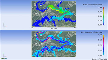 Plume Tracer Concentration | FLOW-3D