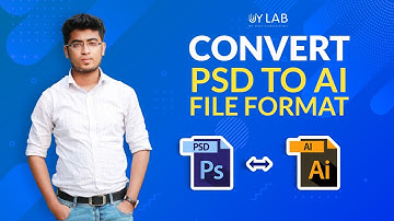 How to Convert PSD to AI - Graphic Design Bangla Tutorial - UY Lab