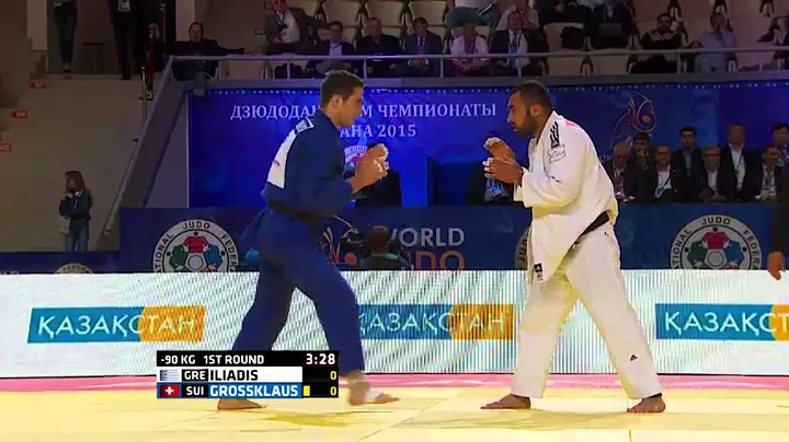 ILIADIS vs GROSSKLAUS 2015 Judo World Championships