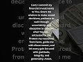 A PRAYER FOR FINANCIAL INVESTMENTS #prayer #motivation #shorts #shortvideo #money #investing
