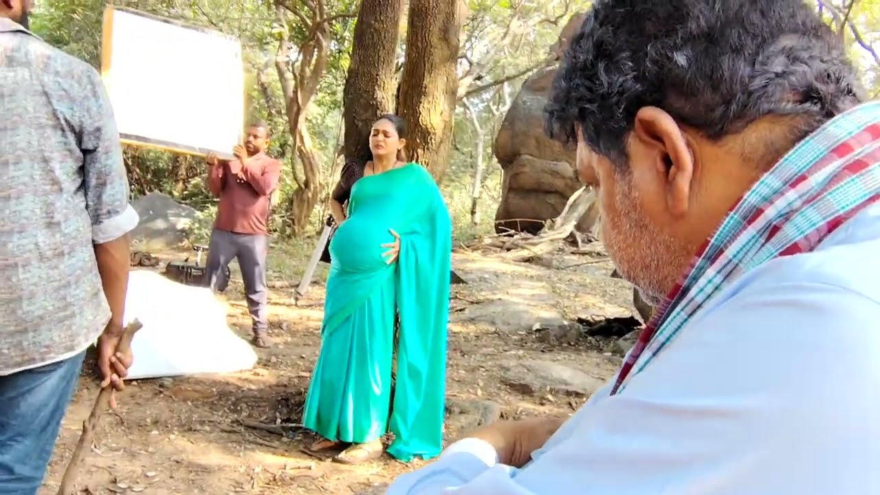 Nindu Noorella Savasam serial bhagi Running scene Making 