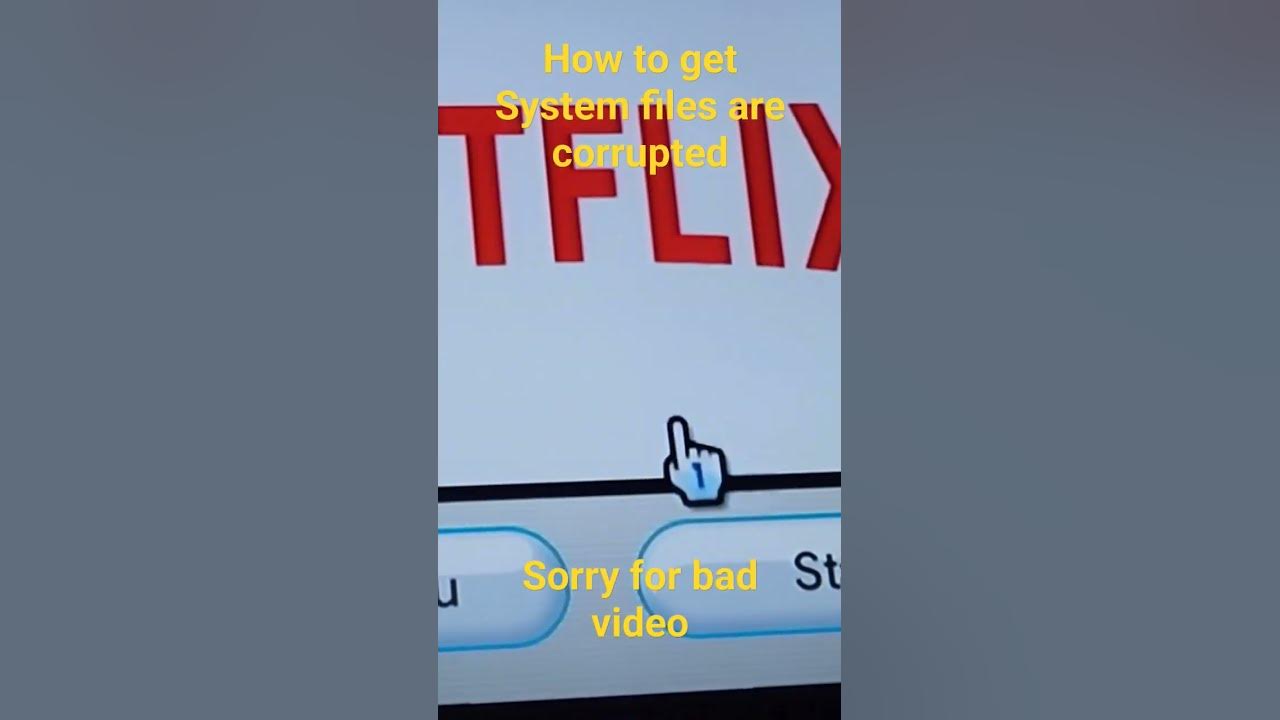 system files are corrupted YouTube