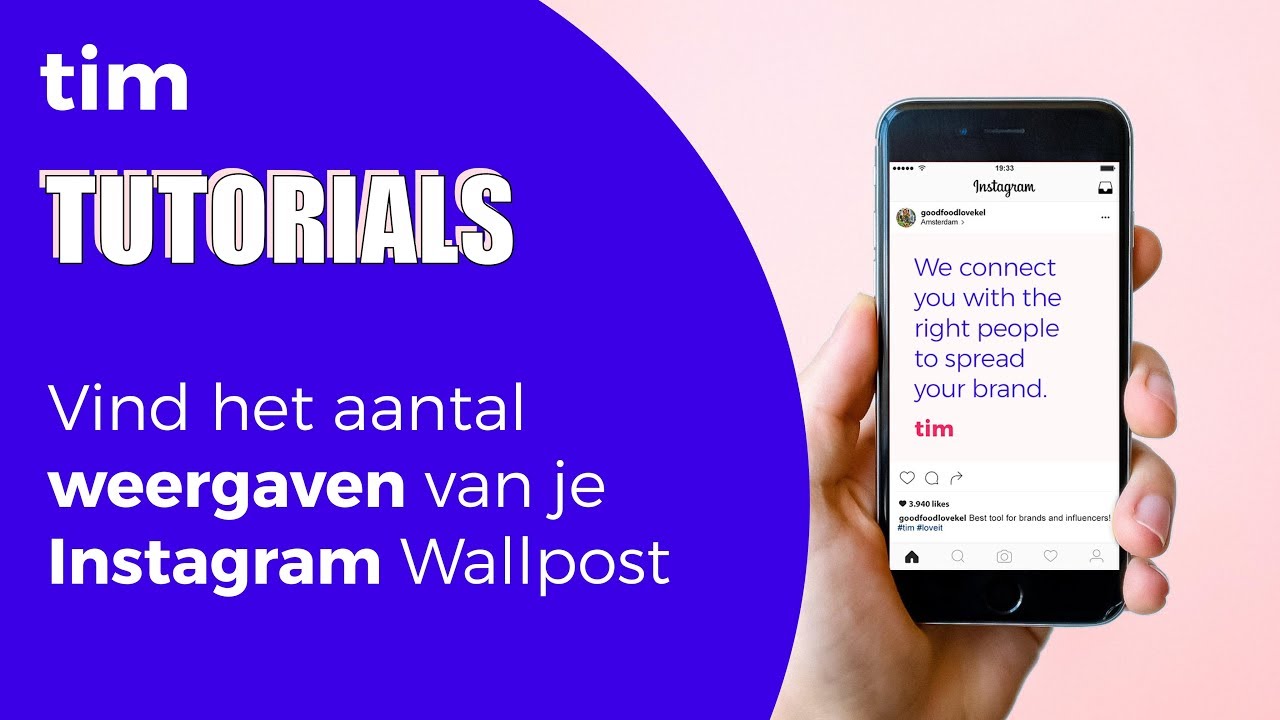 TIM TUTORIALS | Instagram - Vind de statistieken van een Wallpost