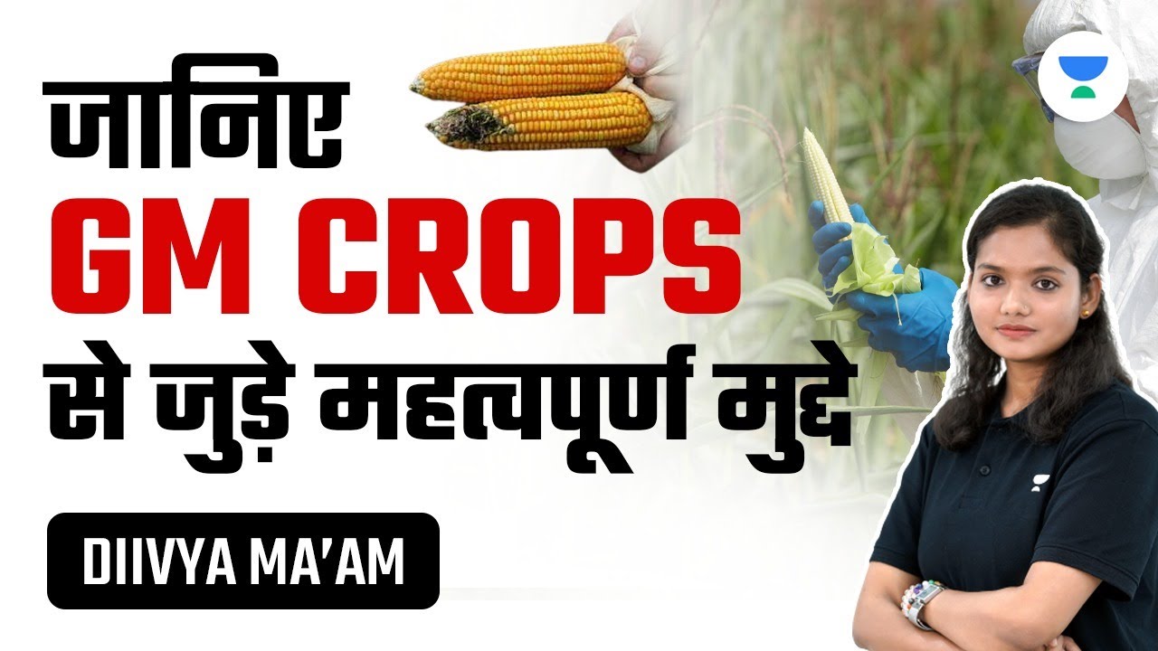 जानिए GM crops से जुड़े महत्वपूर्ण मुद्दे | Current Issues | UPSC 101 | Diivya Jha