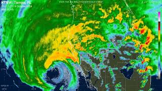 Hurricane Milton Radar and Pressure