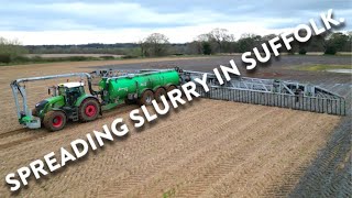 4Kᵁᴴᴰ March 2024: Spreading AD slurry with a Fendt 939 Vario & Samson PG II tanker with 36m boom