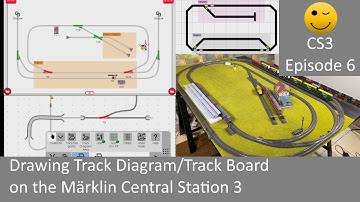 Drawing Track Diagram/Track Board on the Märklin Central Station 3 (CS3 Episode 6)