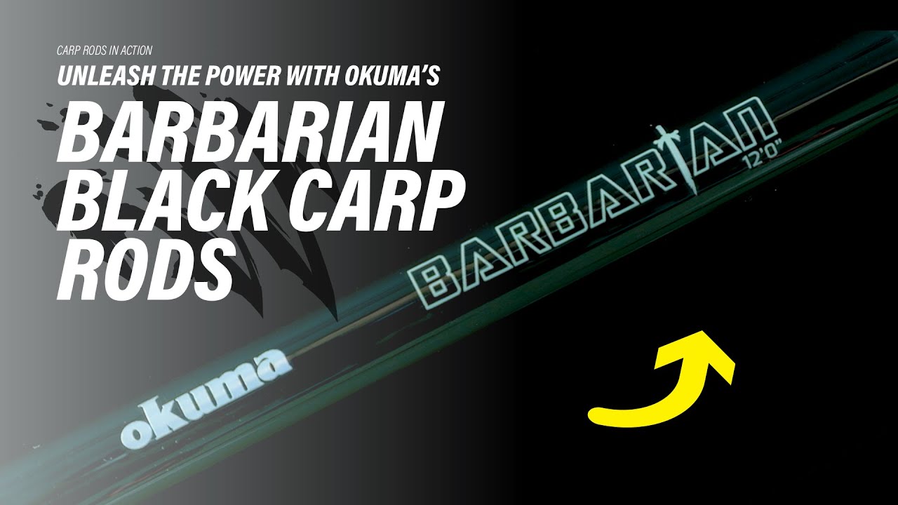 Okuma's Barbarian Black Carp Rods 