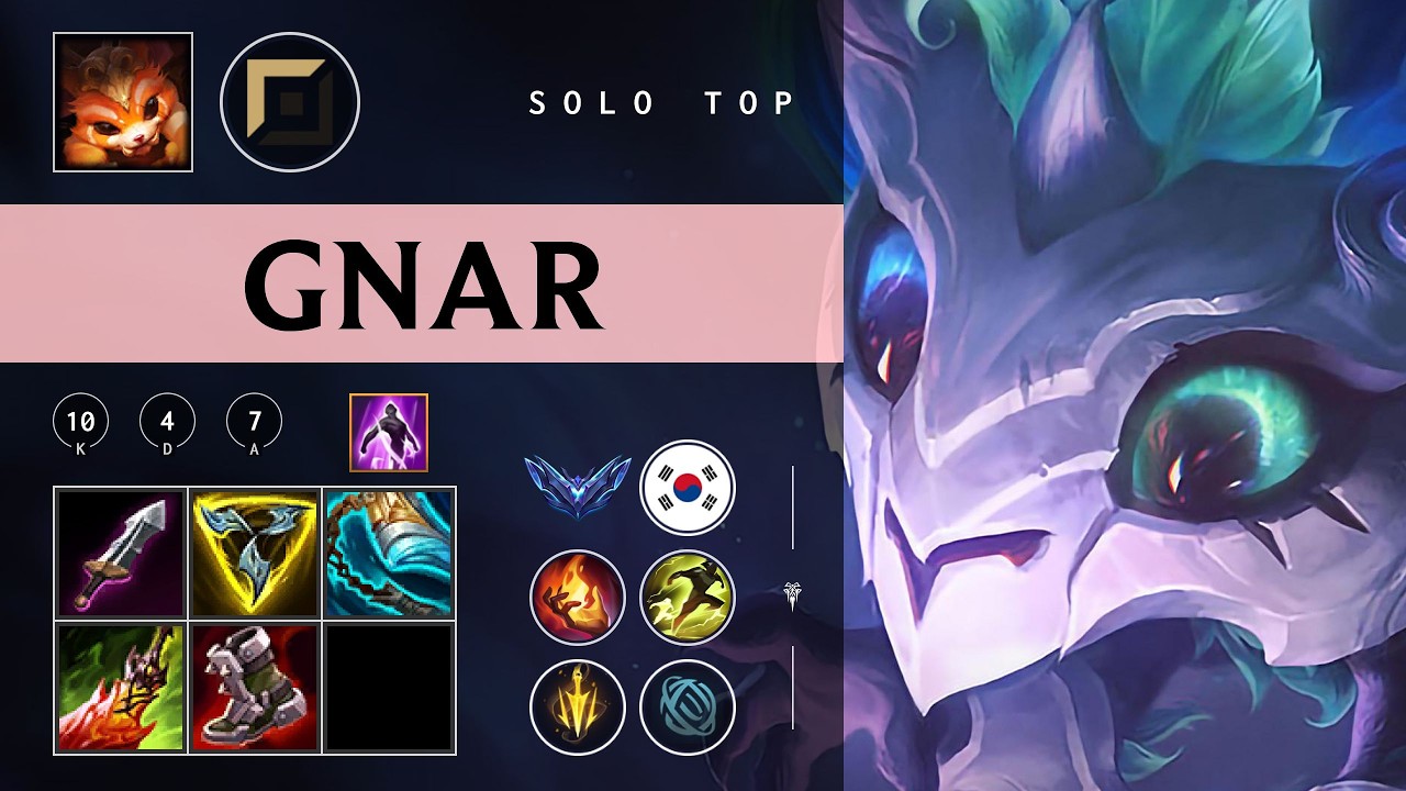 Gnar Top vs Fiora - KR Diamond Patch 26.03