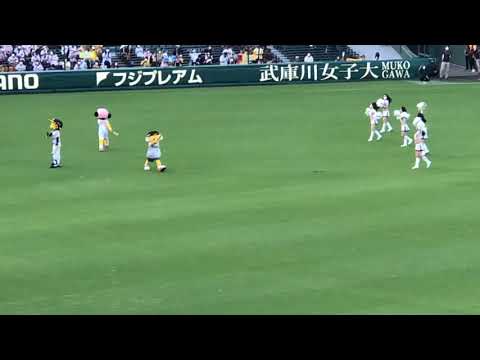 21.9.18とらほー 『みんなで六甲おろし』髙橋遥人投手&糸原健斗選手挨拶に🏟甲子園球場