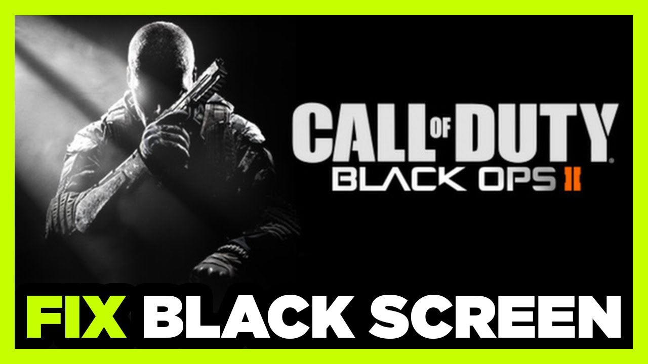 How to FIX COD Black Ops 2 Black Screen! YouTube
