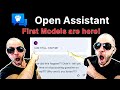 OpenAssistant First Models are here! (Open-Source ChatGPT)