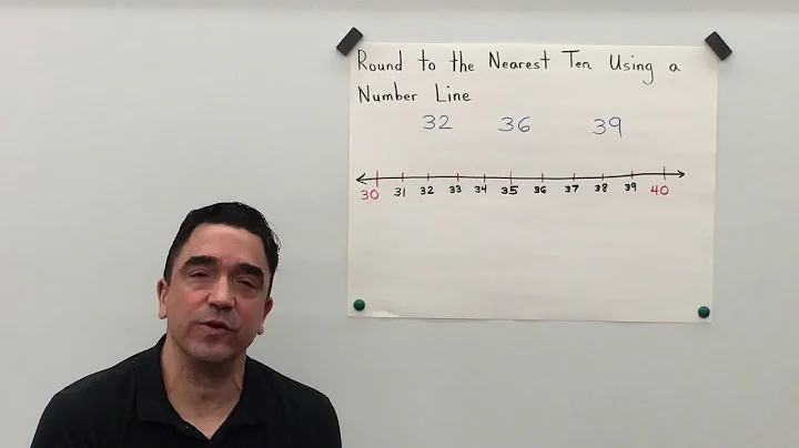 Round to the Nearest Ten Using a Number Line / My Growing Brain