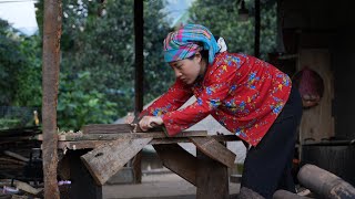 Plan and recycle old wood panels and renovate me late mother's kitchen