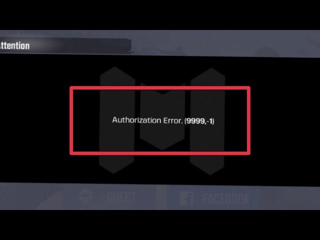 call of duty mobile facebook login error –