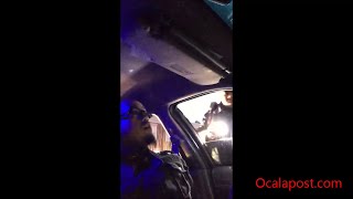 Dash cam: Firefighter takes control after being stopped by police [full length]