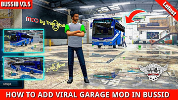 Bussid New Mod | How To Add Garage Mod In Bus Simulator Indonesia | Bussid Garage Mod | Bussid
