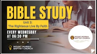 Faith in the Times of Trouble // Wednesday Night Bible Study // MMBC