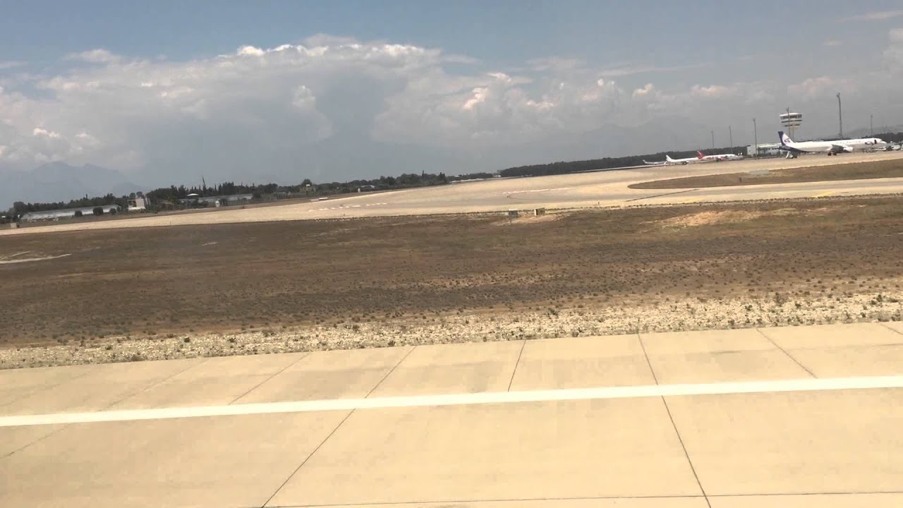 Condor Flug De62 06 15 Dusseldorf Antalya Landung Boeing 757 300 Youtube