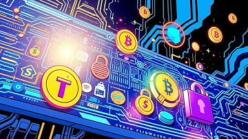 Crypto Circuit Loop Animation | Bitcoin, Ethereum & Blockchain Visuals 4K
