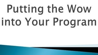 Central Region Area 3 Venturing - Putting the Wow into Your Venturing Program Webinar