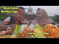 Makan romantis dilantai dua  udang saos pedas christaxl