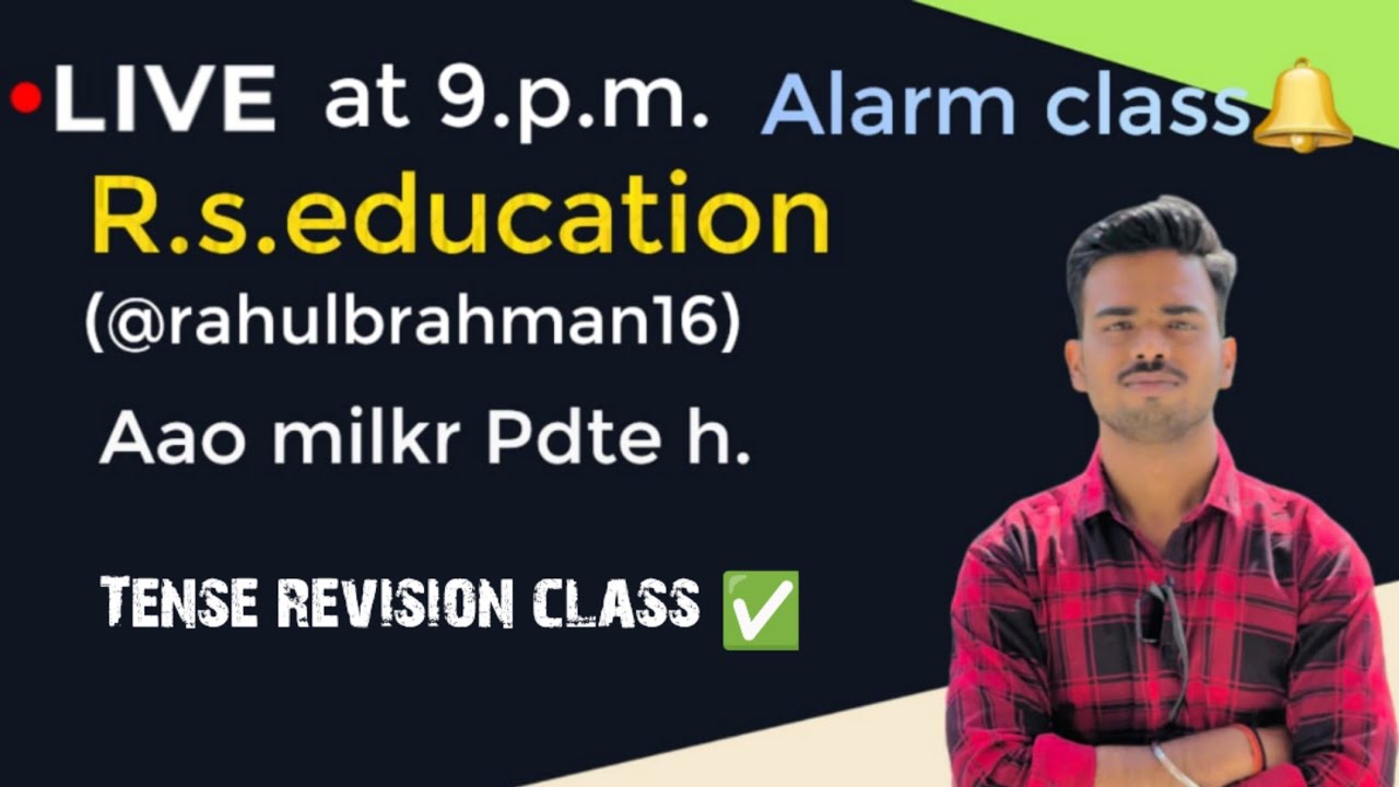 Tense revision class ✅️