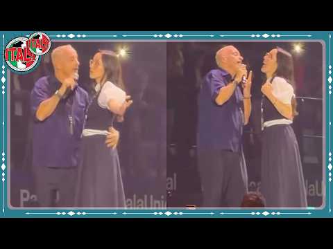 Video Eros Ramazzotti e Aurora un duetto indimenticabile a Mantova