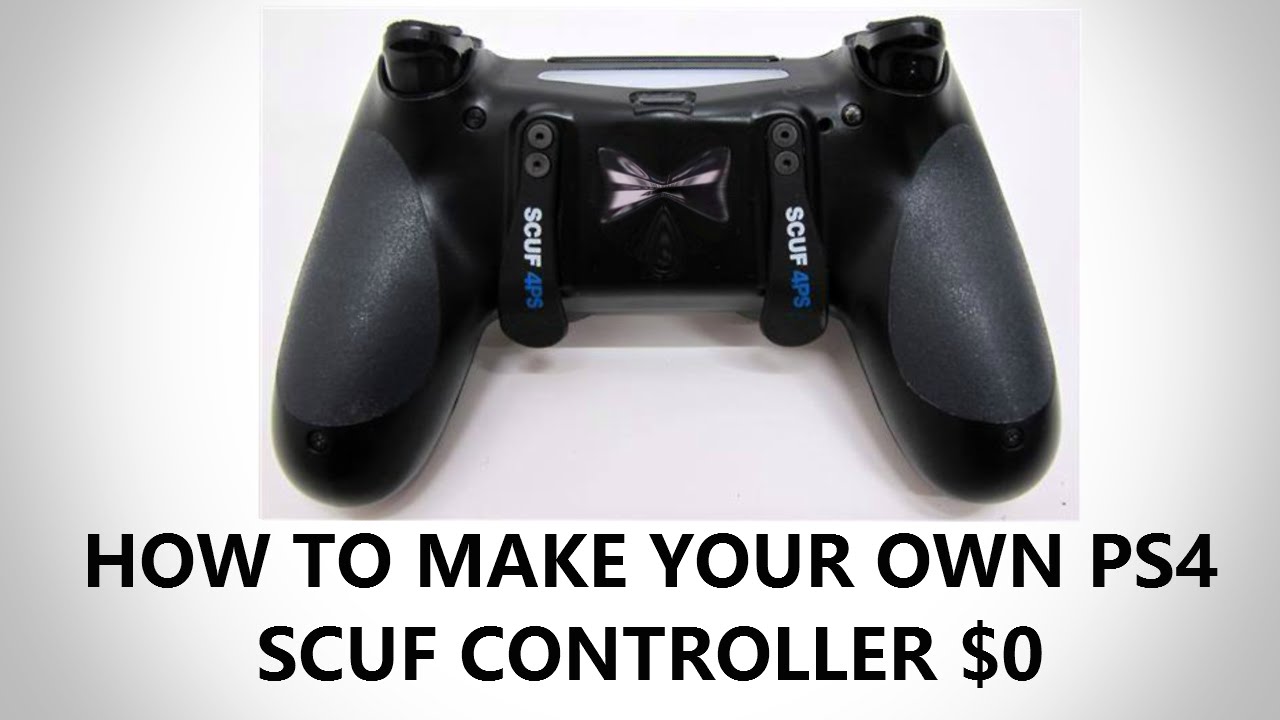 how to make your own ps4 scuf controller absolutely free design your own scuf controller ps4