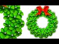 Рождественский ВЕНОК из бумаги Своими руками | Новогодние поделки  🎄 Paper Christmas Wreath Ideas