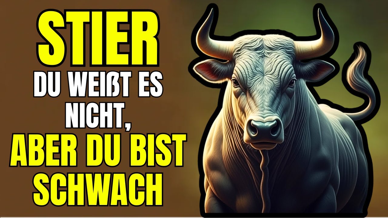 Stier ♉️: Die verborgenen Schwächen, die du kennen musst