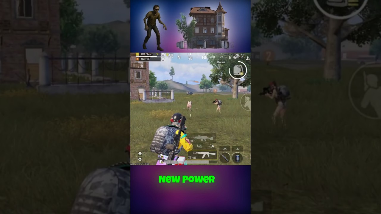 New Zombie Power in BGMI Latest Update Gameplay 2025 ⚡
