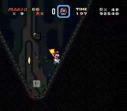 Custom SMW level: Charcoal Cave