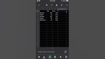 Google Sheets Mobile - Drag Formula Down AutoFill (iPhone, Android) - How To #shorts