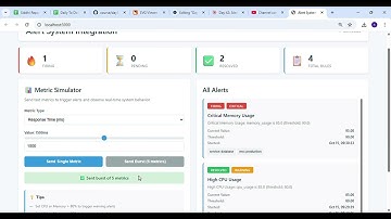 Day 42: Alert System Integration | Fullstack Infrawatch #fullstack #alertsystem #intergration