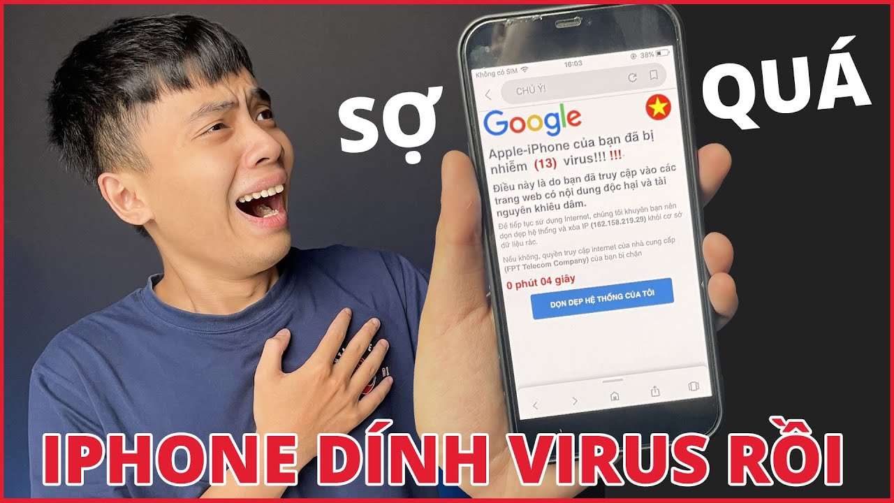 iPHONE BỊ DÍNH VIRUS – Bình Tĩnh Nào Đừng Sợ Như Mình !!!