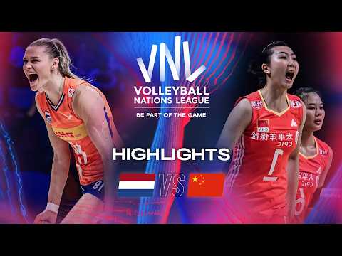 🇳🇱 NED vs. 🇨🇳 CHN - Highlights | Week 2 | Women's VNL 2024