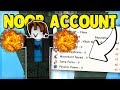 ROBUX MADE MY NOOB ACCOUNT DESTROY EVERYONE! (ROBLOX SUPER POWER TRAINING SIMULATOR)