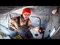 Ice Fishing During an Extreme Cold Warning.