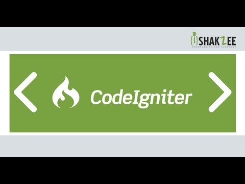 84 ajax in codeigniter part 2 - YouTube