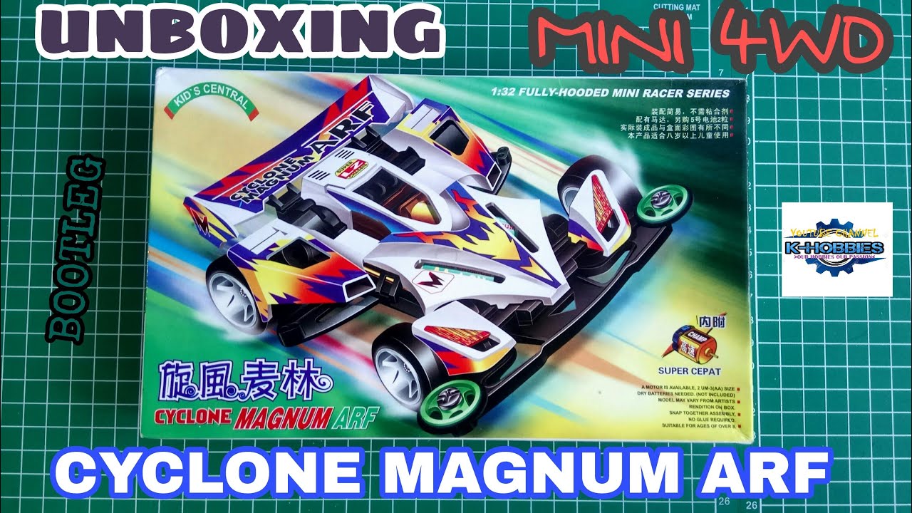 TAMIYA CYCLONE MAGNUM 1/32 ミニ四駆 Tamiya 1/32 JR Cyclone Magnum 30th Anniversary Mini 4WD Kit