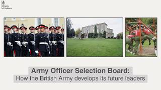 Army Officer Selection Board - What does Army leadership look like in action?💂🇬🇧