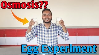 The Egg Experiment (Practical) in lab.. Colligative Properties.. @GTScienceTutorial