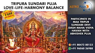 Tripura Sundari | Dash Maha Vidya Ritual Havan for Wealth, Love & Spiritual Awakening