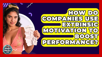 How Do Companies Use Extrinsic Motivation To Boost Performance? - Habit Hacks Hub