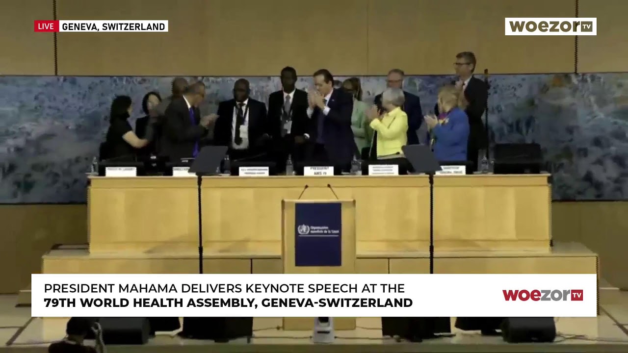President Mahama delivers Keynote Speech at the 79th World Health Assembly, Geneva-Switzerland