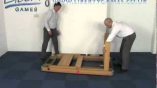 BCE Folding Lay Flat Pool Table