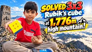 I Solved a Rubik’s Cube at 1,776m on Austria’s Untersberg Mountain